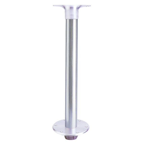 Garelick Garelick 75340 Table Pedestal for Smaller Boats - Flush Mount Base with Fluted Anodized Tube 75340